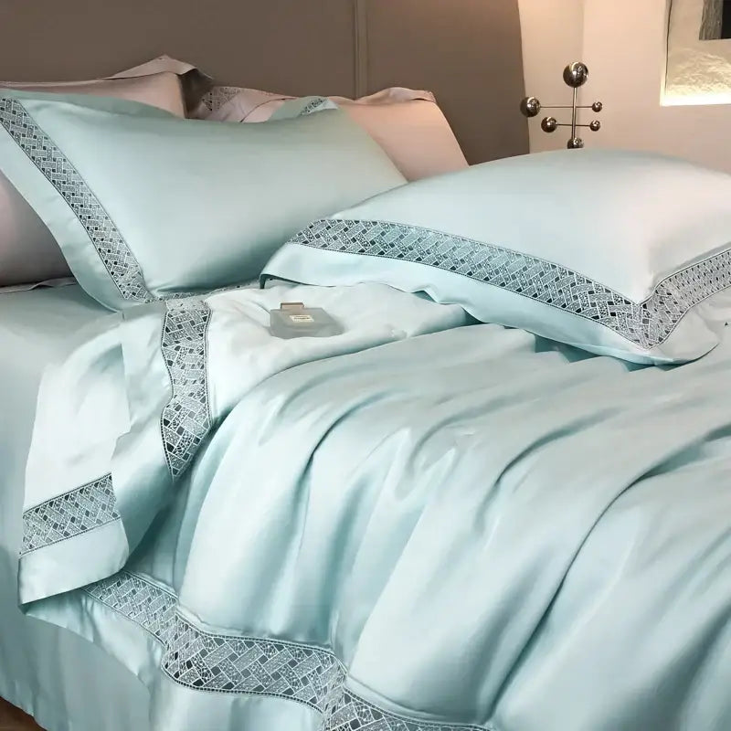 Gray Eucalyptus Summer Quilt Lyocell Blend