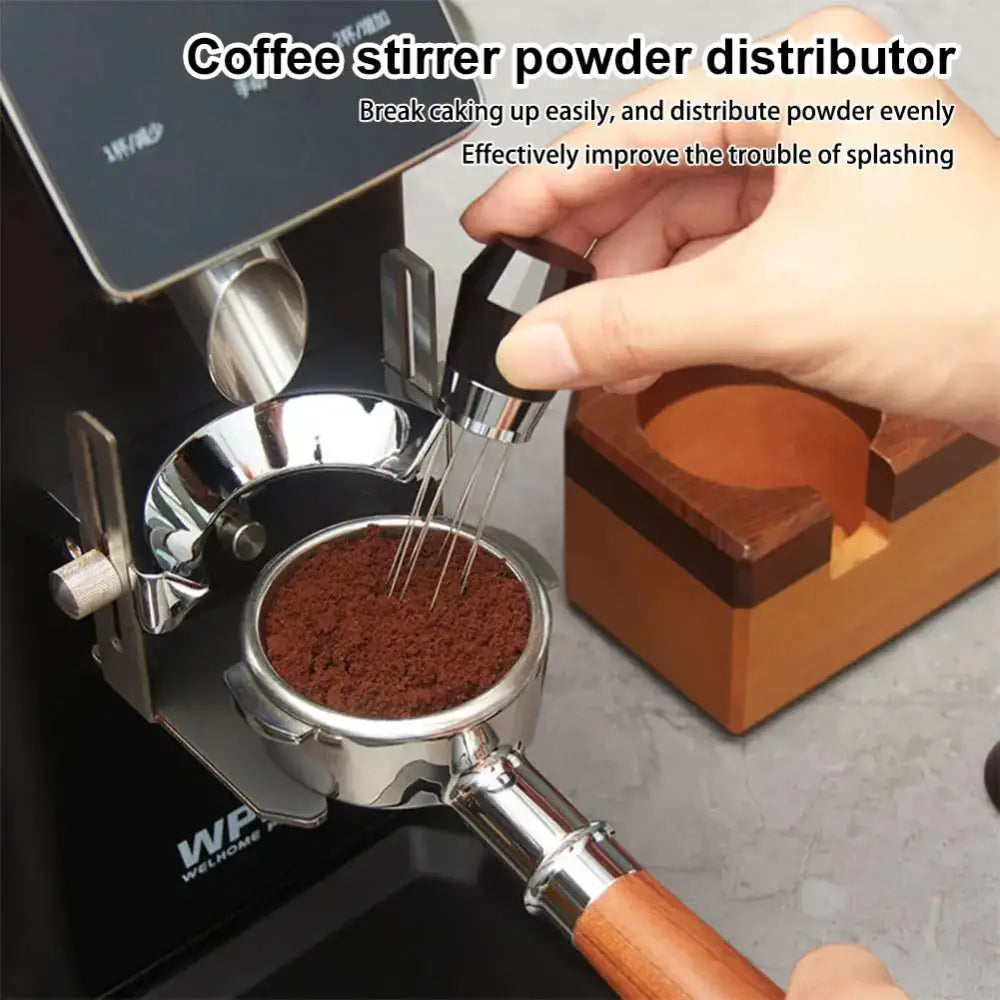 Silver Hexagonal Espresso Tool