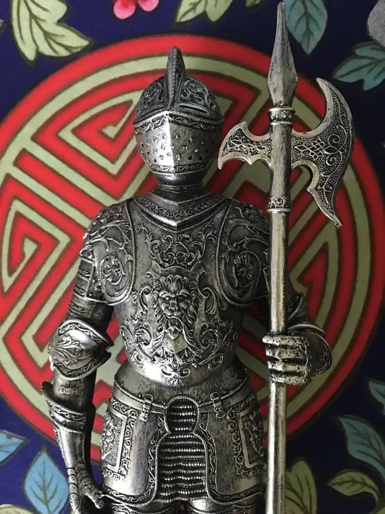 Silver Iron Knight Figurine