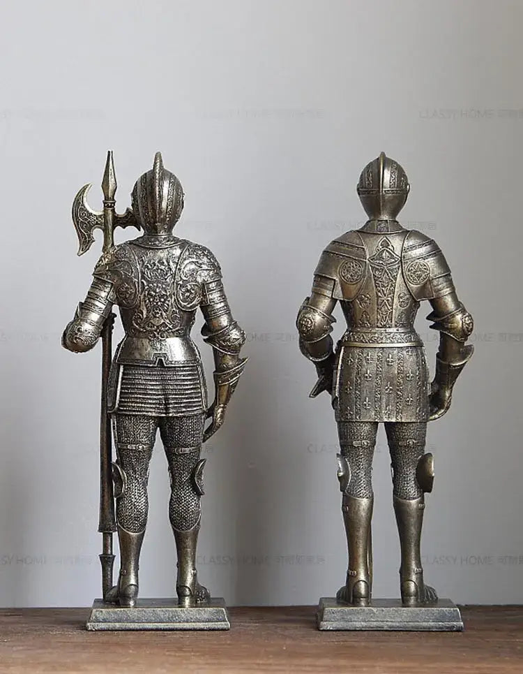 Silver Iron Knight Figurine