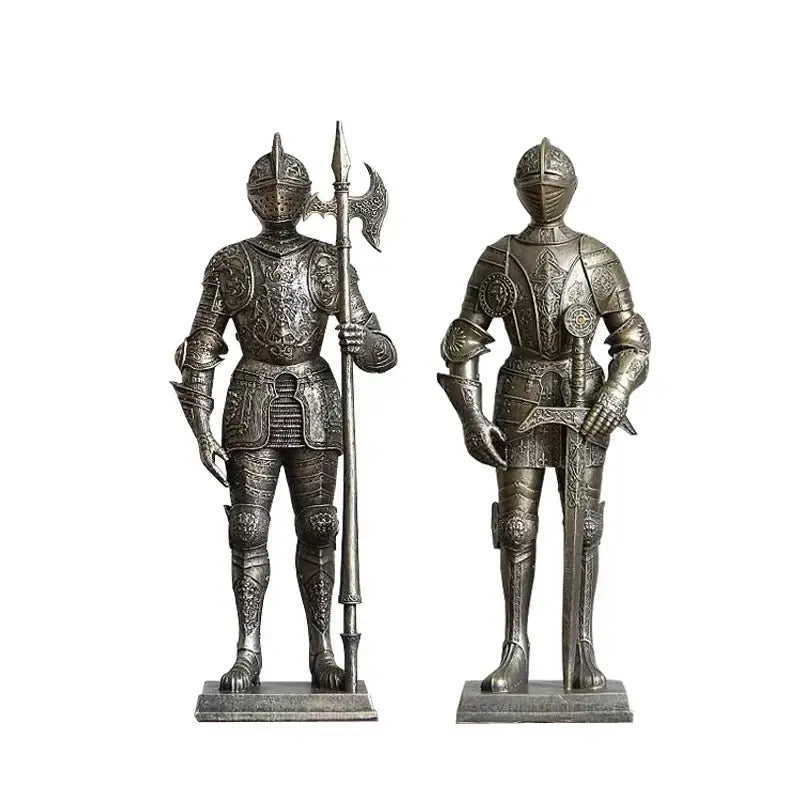 Silver Iron Knight Figurine