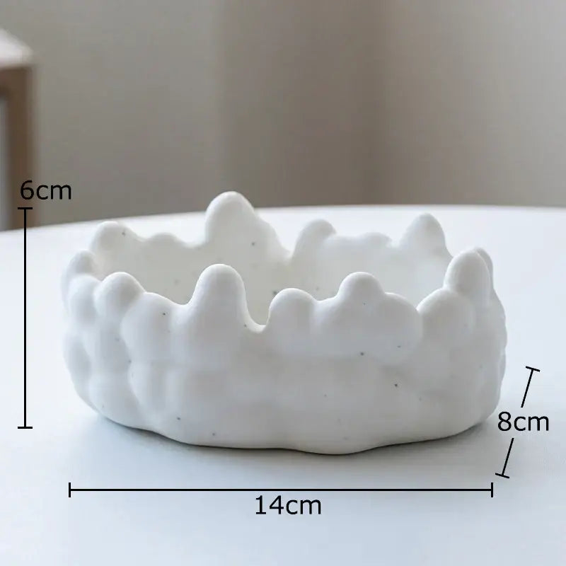 Textured Ceramic Bubble Ashtray