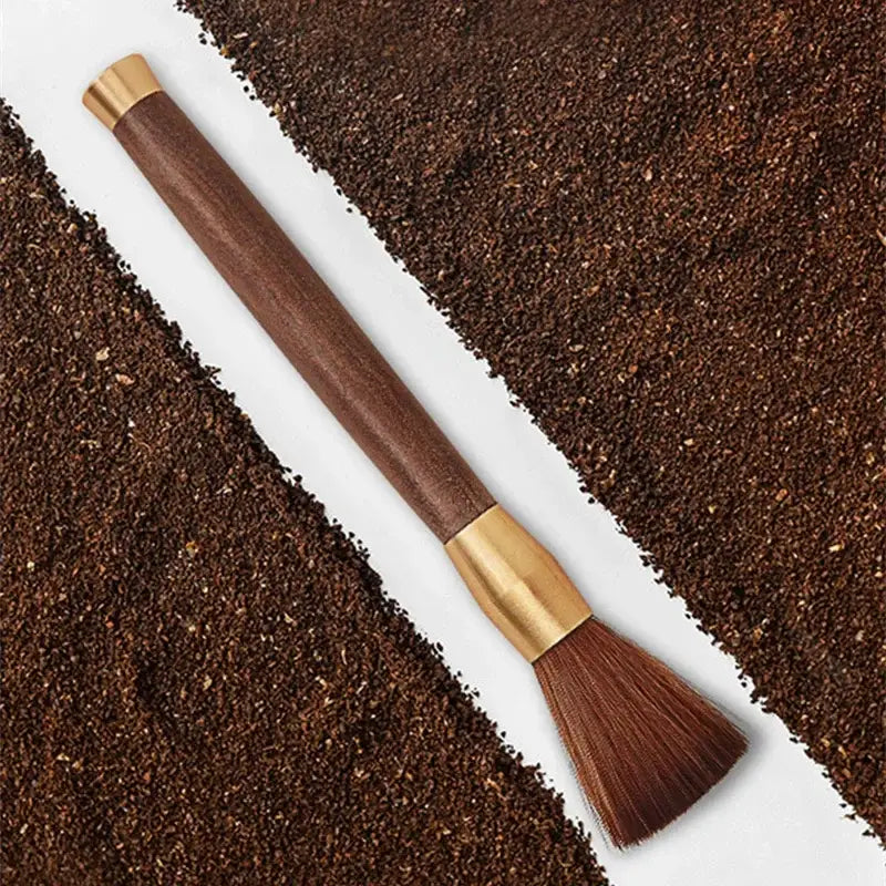 Wood Handle Espresso Brush