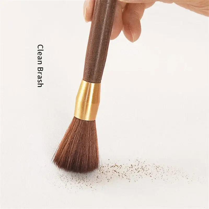Wood Handle Espresso Brush
