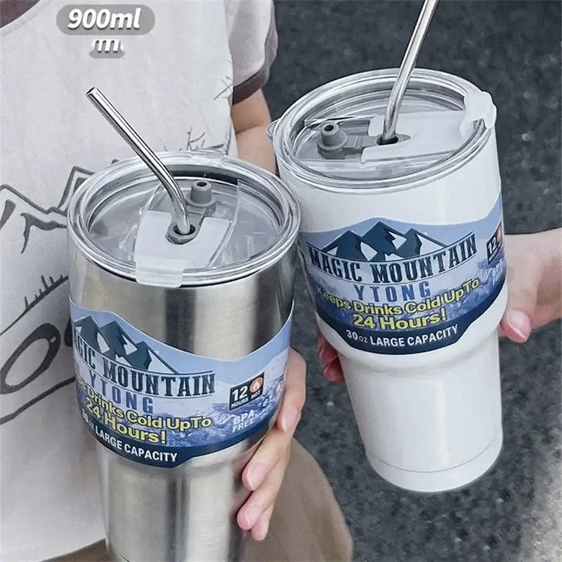 Silver Insulated Tumbler Set