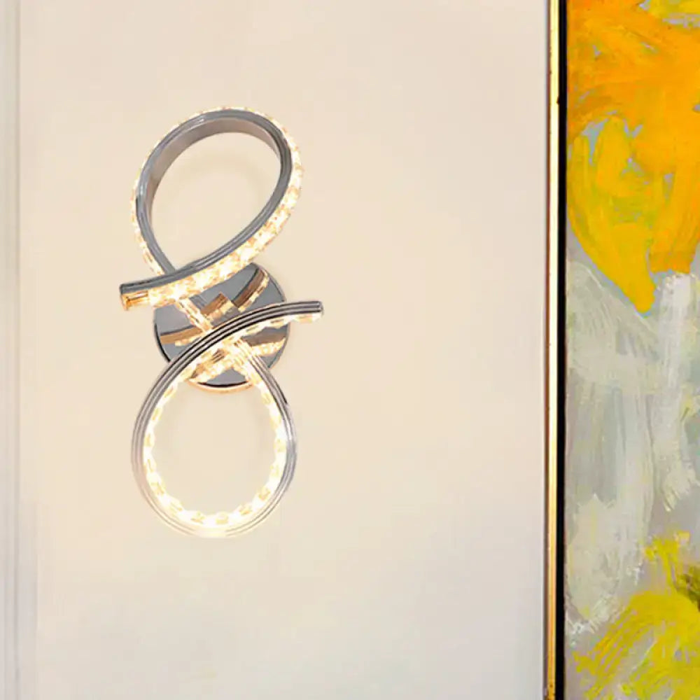 Chrome Infinity Wall Sconce
