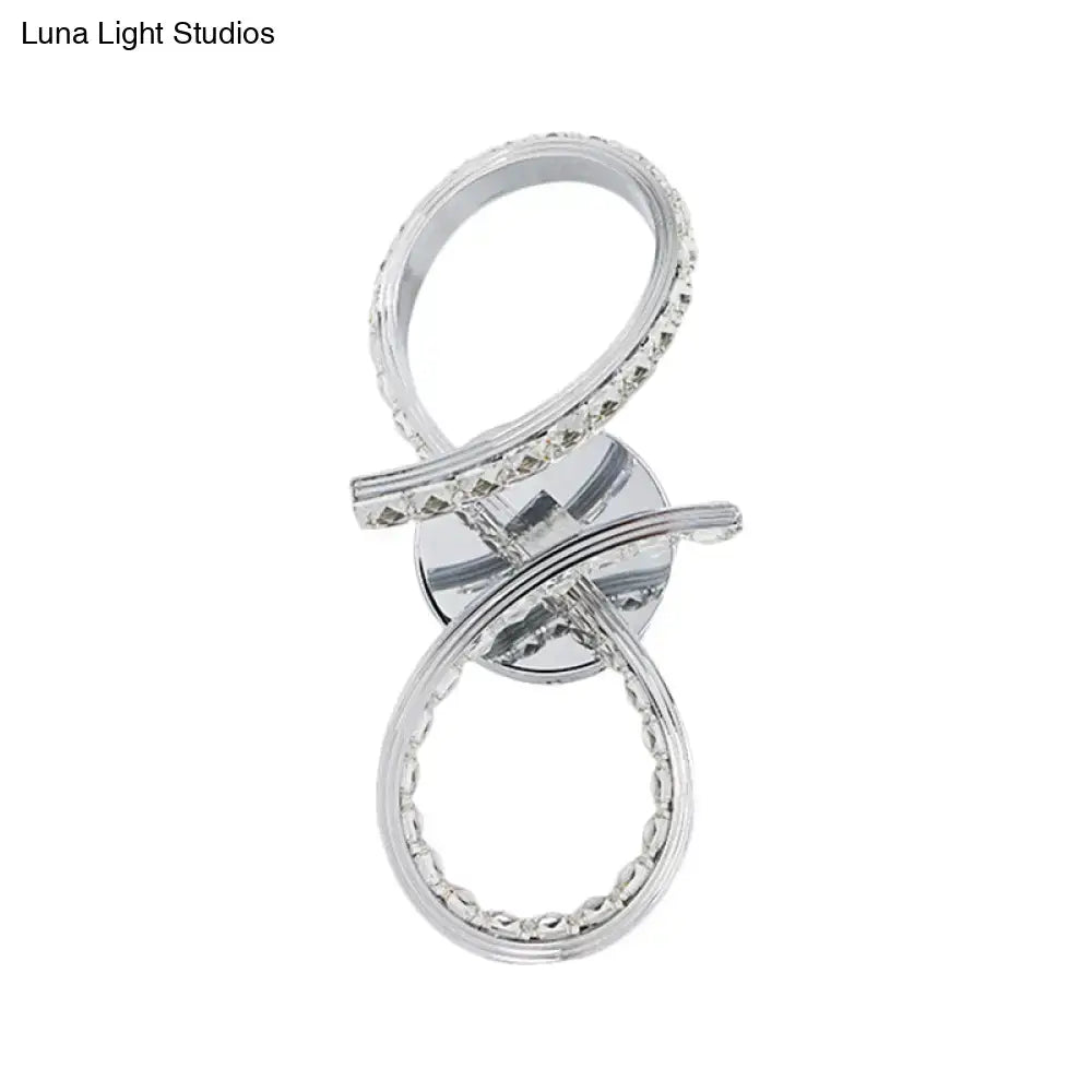 Chrome Infinity Wall Sconce
