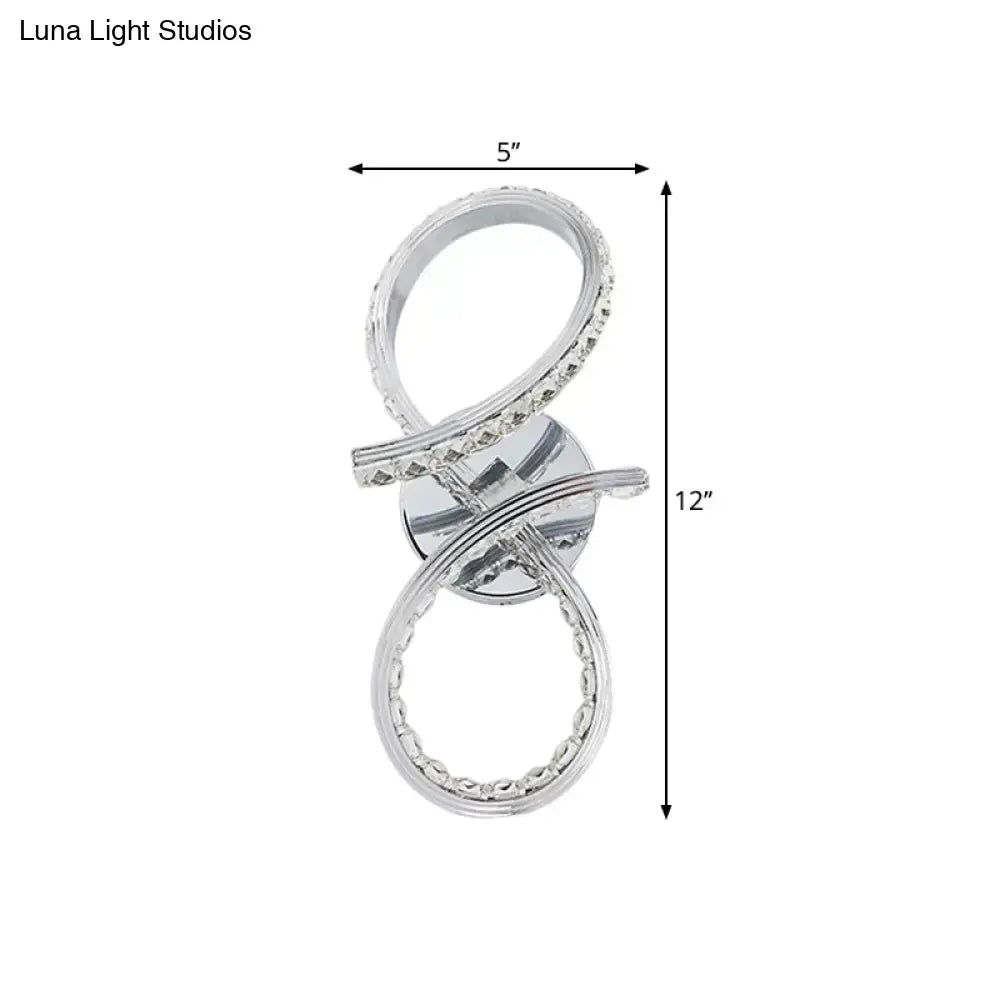 Chrome Infinity Wall Sconce