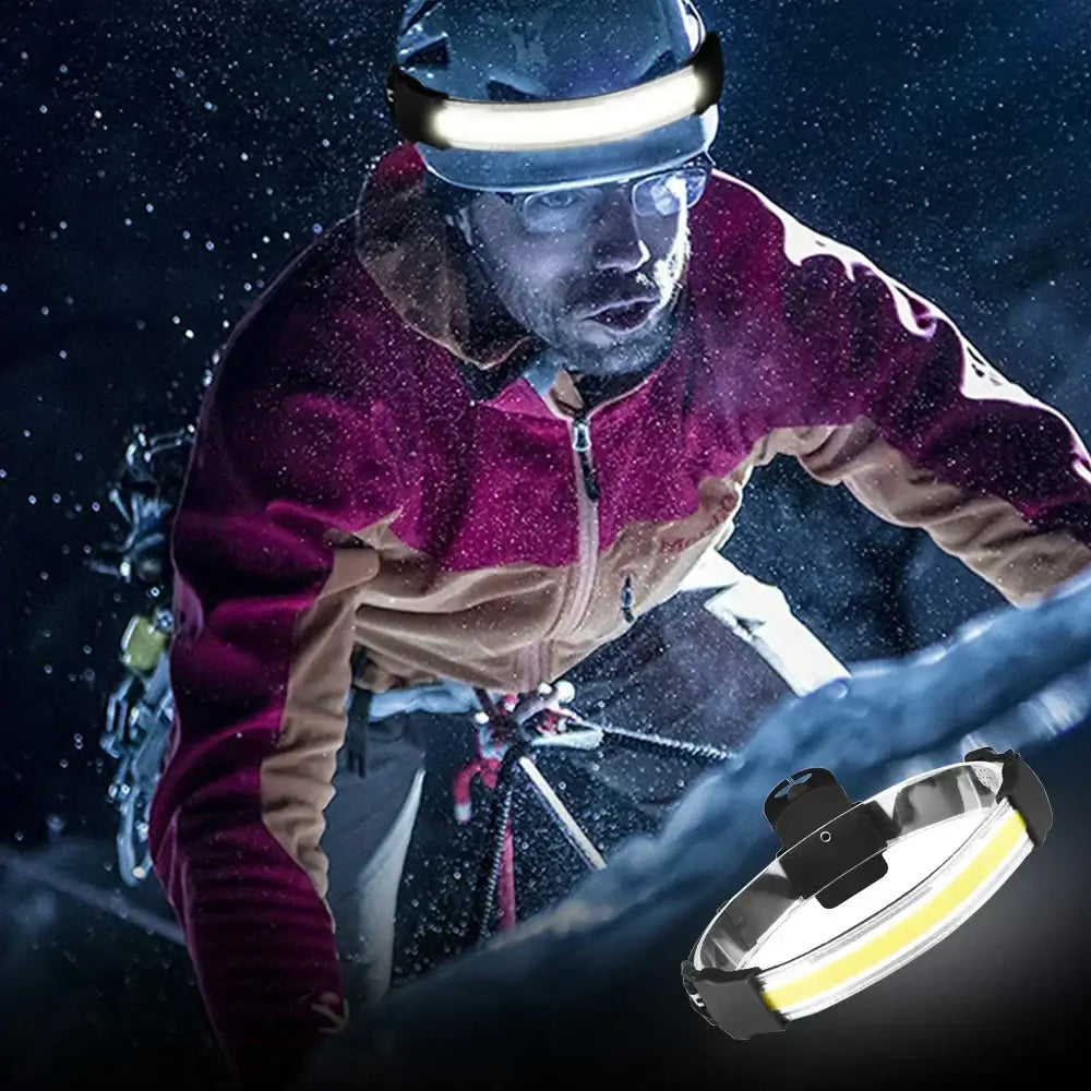 Black LED Sensor Headlamp
