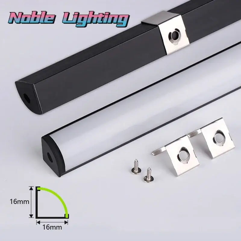 Silver Aluminum Corner Light
