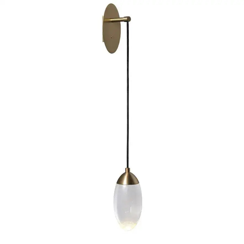 Brass Crystal LED Light