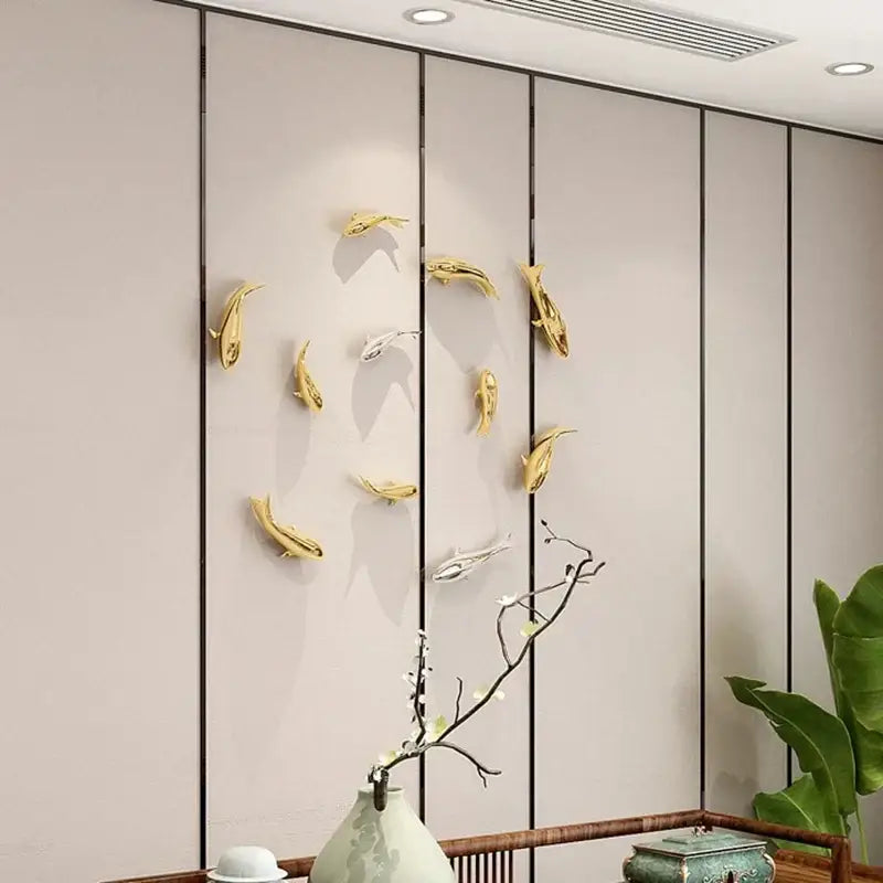 Goldfish Resin Wall Decor