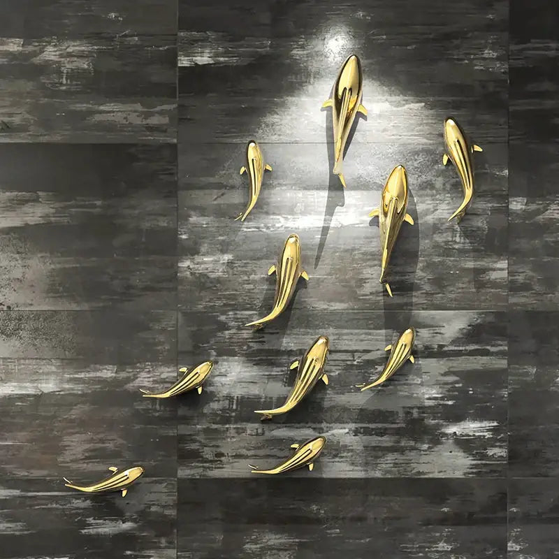 Goldfish Resin Wall Decor