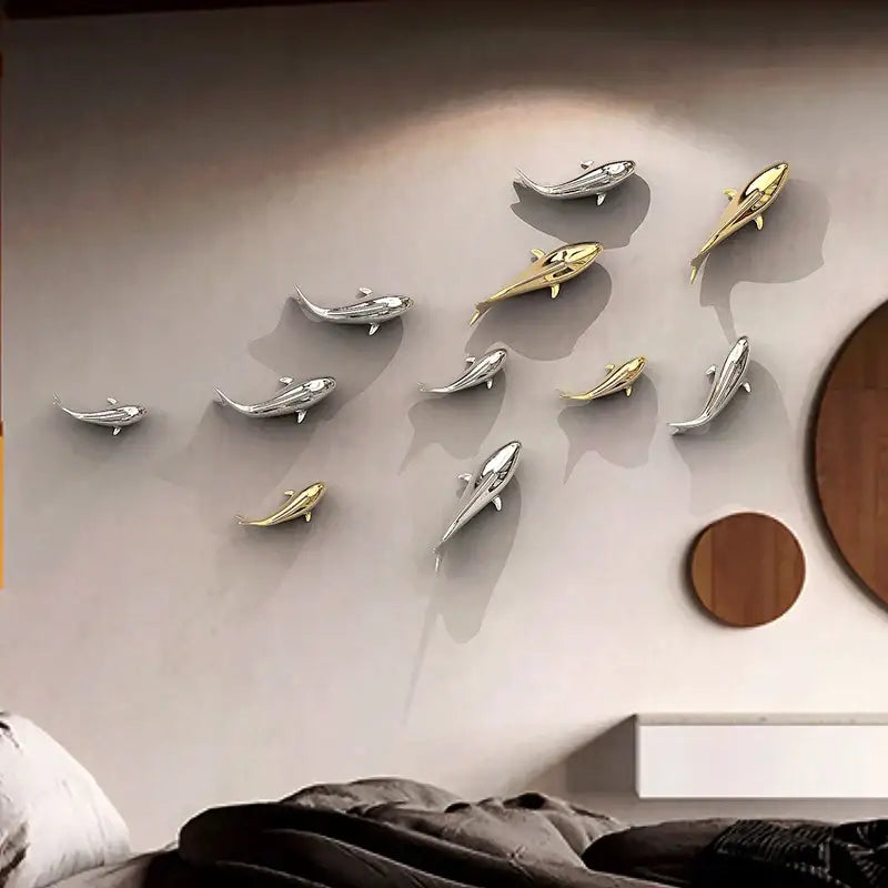 Goldfish Resin Wall Decor