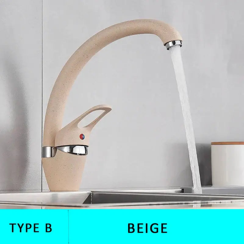 Black Chrome Kitchen Faucet Speckled Finish