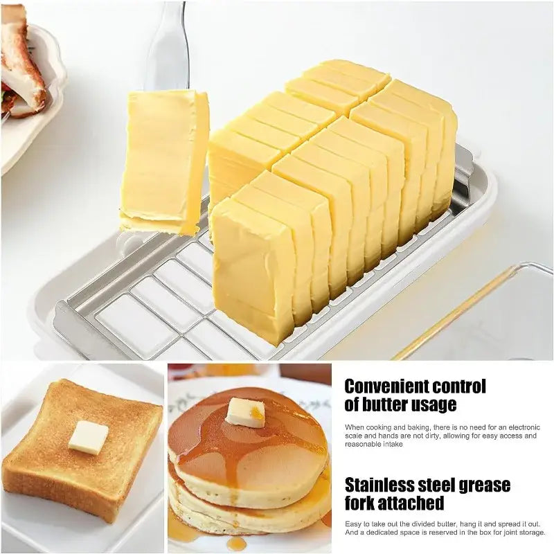 White Stainless Butter Slicer