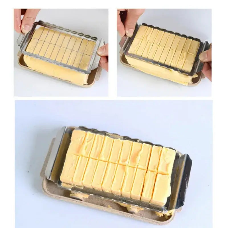 White Stainless Butter Slicer