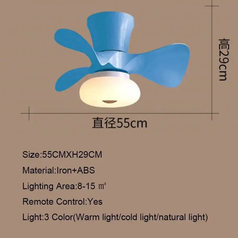 Wood Modern Ceiling Fan