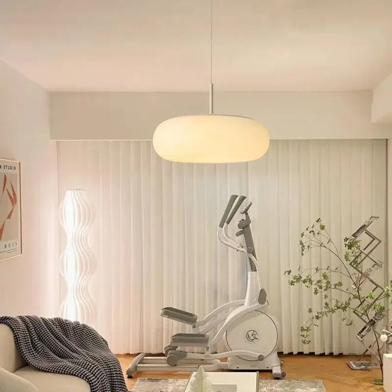 Cream Paper Pendant Light