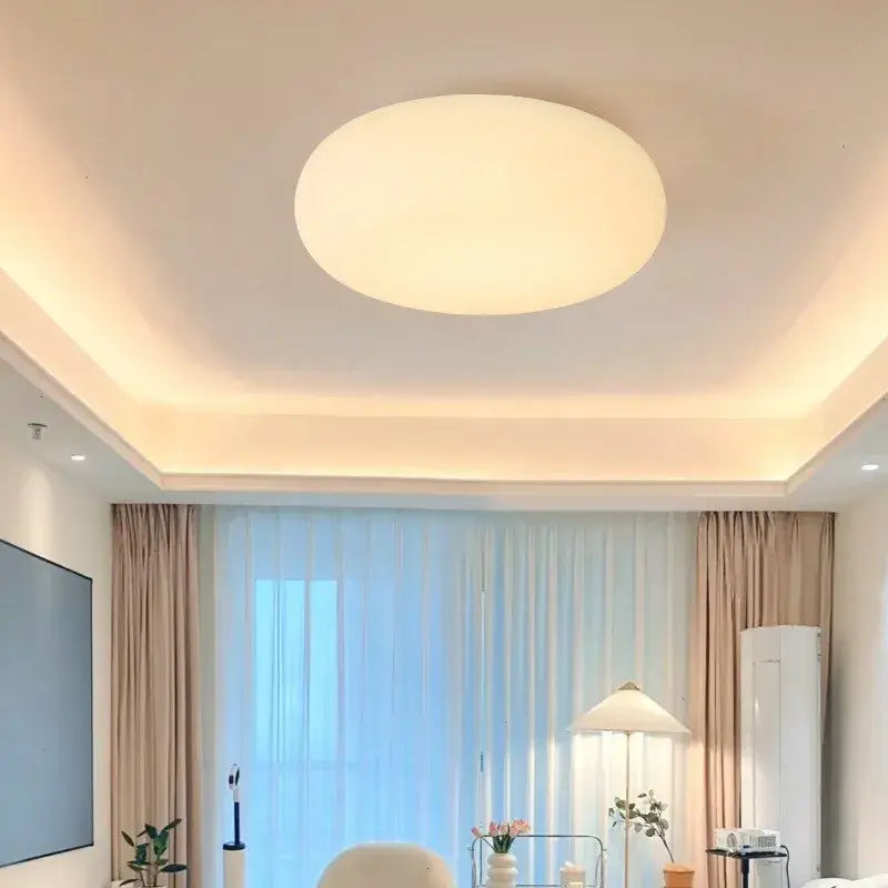 Cream Paper Pendant Light