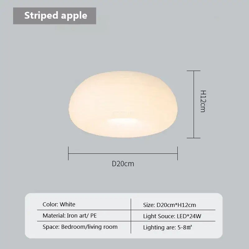 Cream Paper Pendant Light