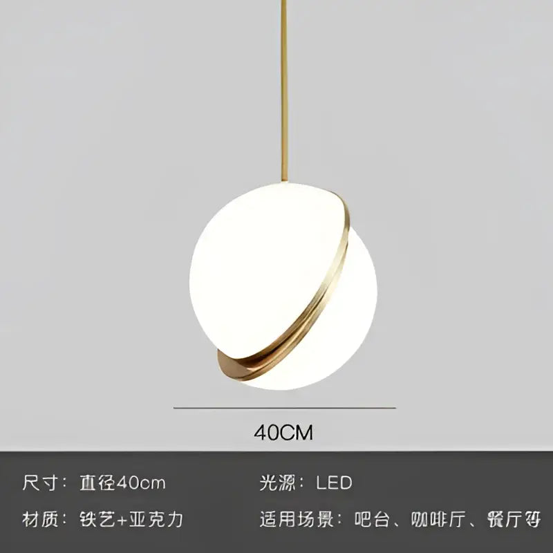 Gold Lustre LED Pendant Light