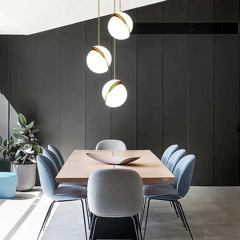 Gold Lustre LED Pendant Light