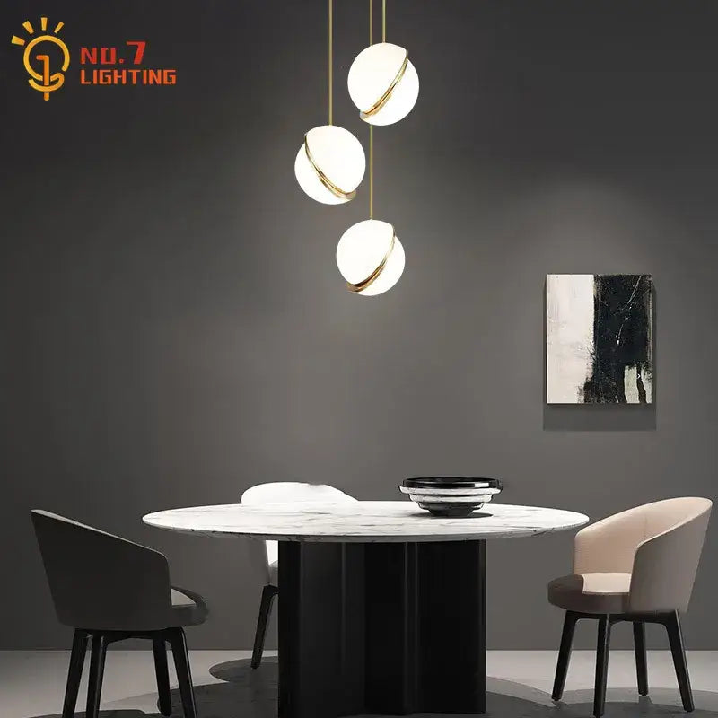 Gold Lustre LED Pendant Light