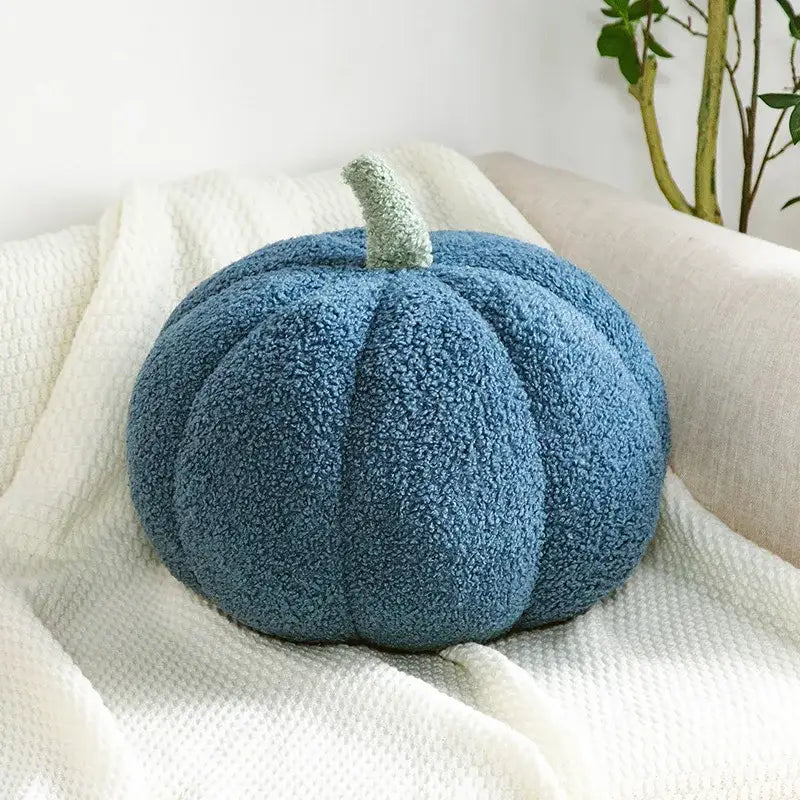 Pumpkin Fleece Throw Pillow