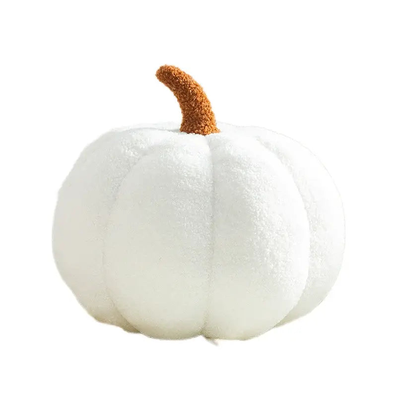Pumpkin Fleece Throw Pillow