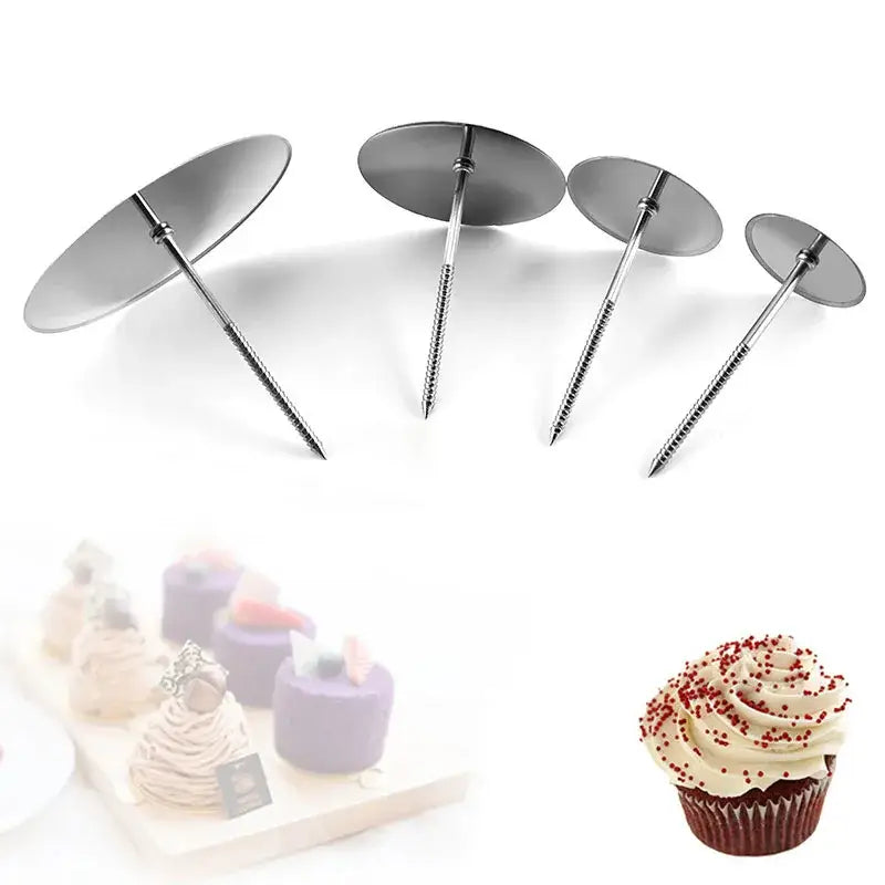 Silver Piping Nail Set