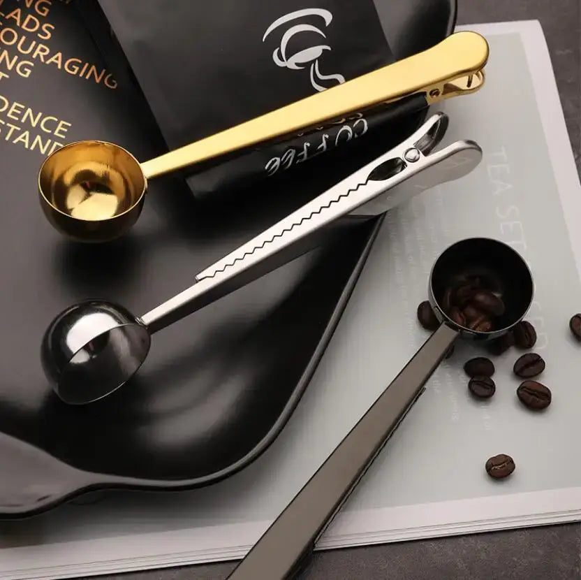 Gold Coffee Spoon Clip