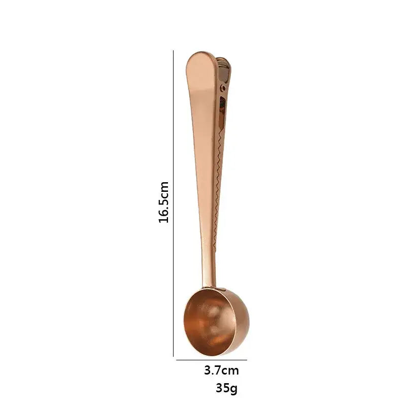 Gold Coffee Spoon Clip