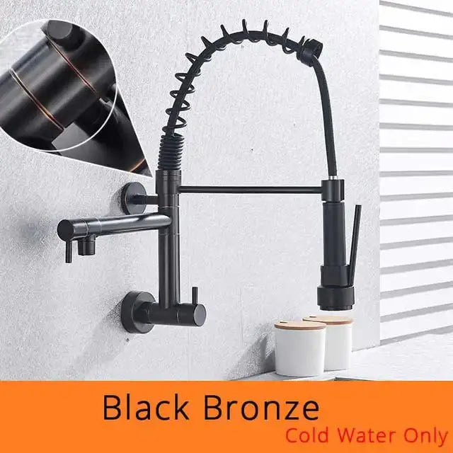 Golden Dual Spout Faucet