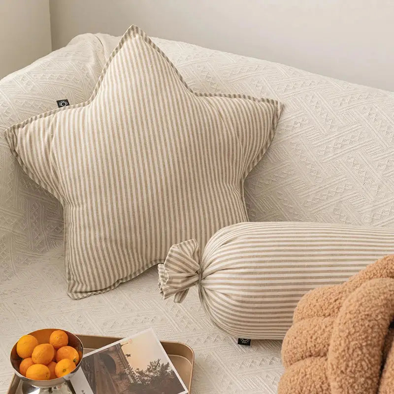 Beige Cream Corduroy Kids Pillow