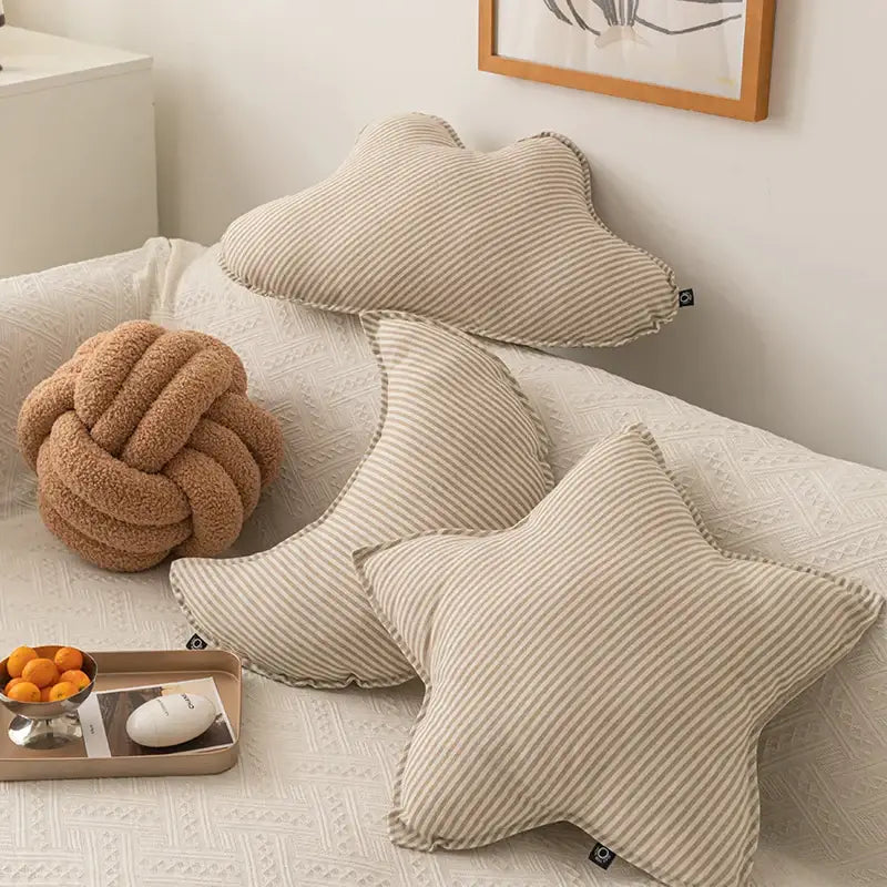 Beige Cream Corduroy Kids Pillow