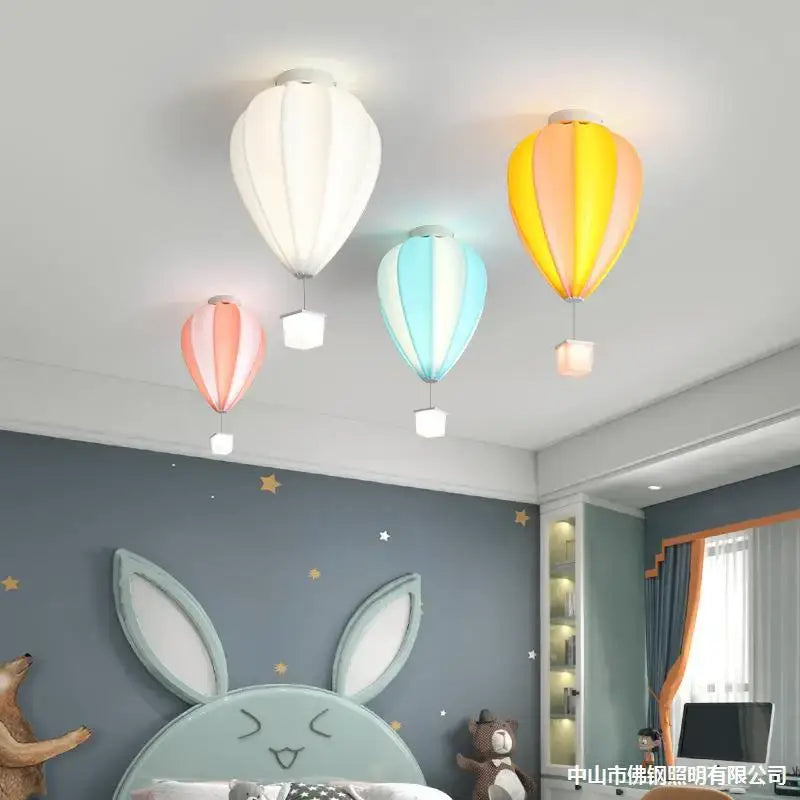 Multicolor Striped Balloon Lamp