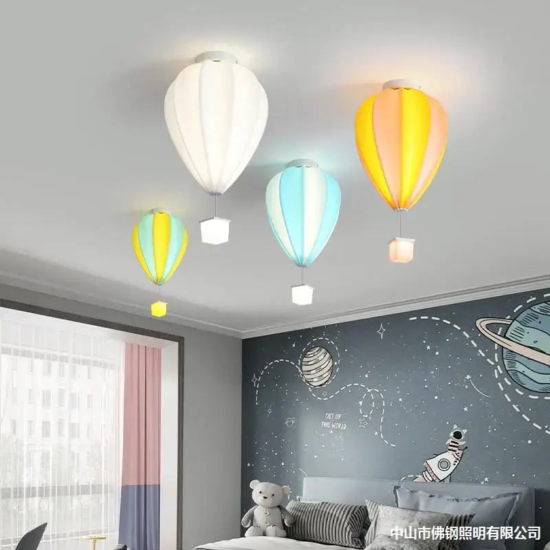 Multicolor Striped Balloon Lamp