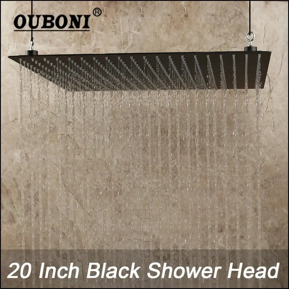 Black Square Rain Shower