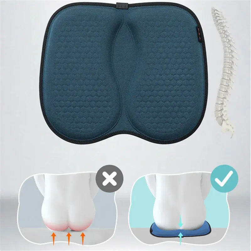 Teal Honeycomb Seat Cushion