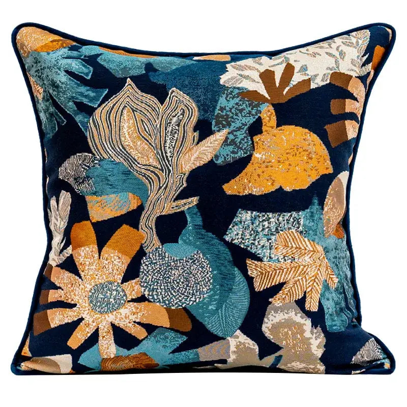 Teal Zebra Jacquard Pillowcases