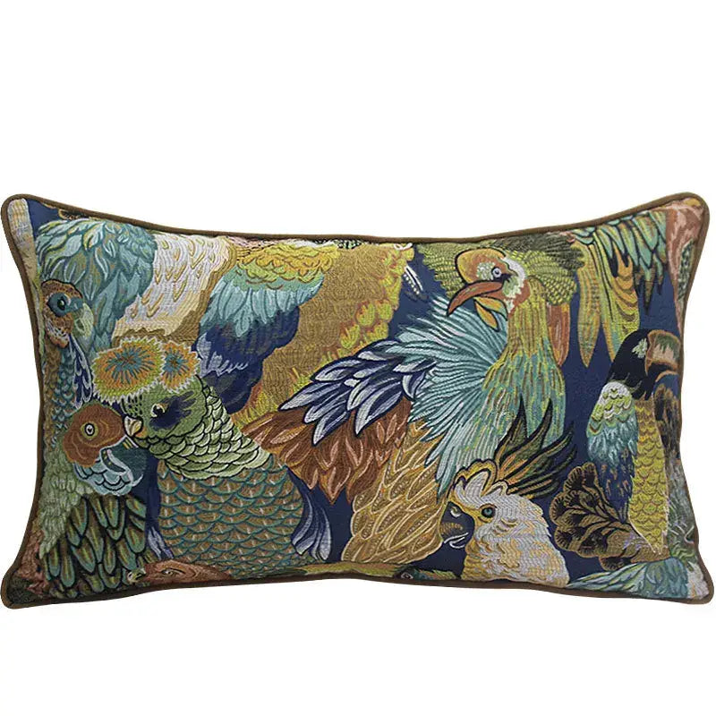 Teal Zebra Jacquard Pillowcases