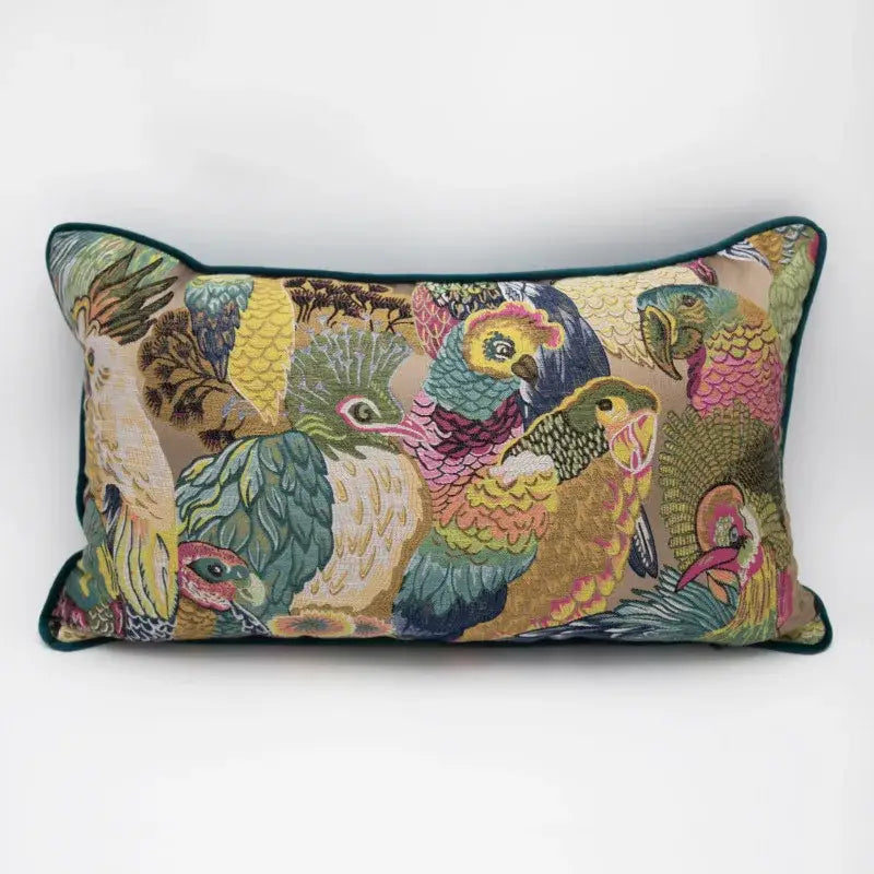 Teal Zebra Jacquard Pillowcases