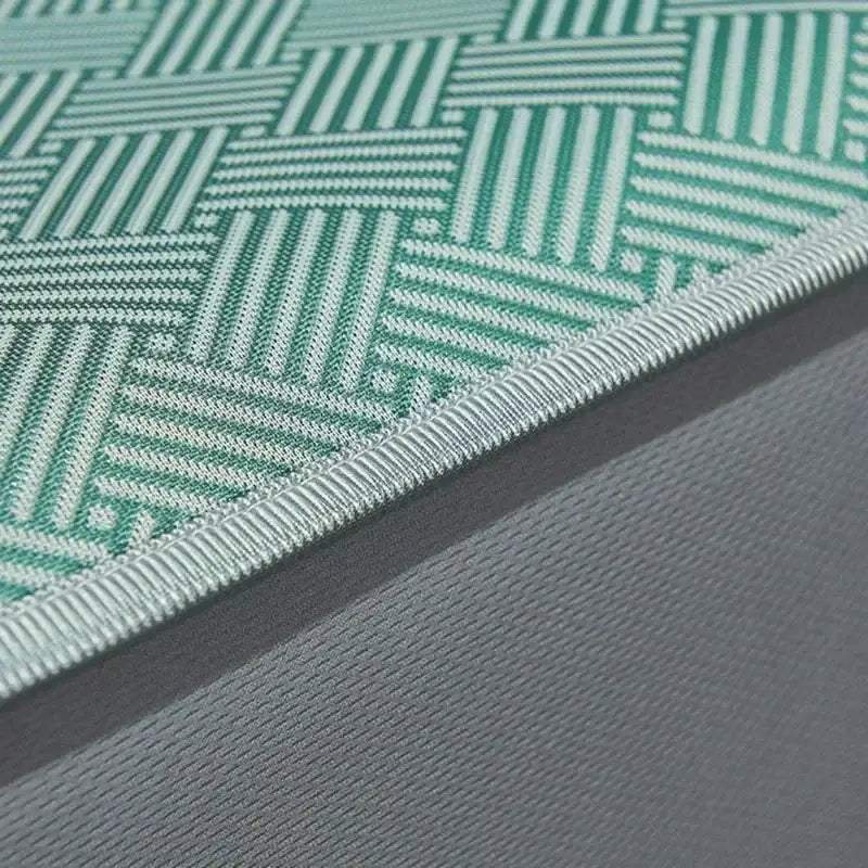 Teal Herringbone Fitted Sheet