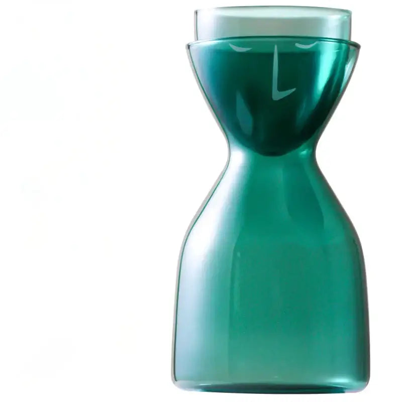 Teal Glass Tea Infuser Bottle