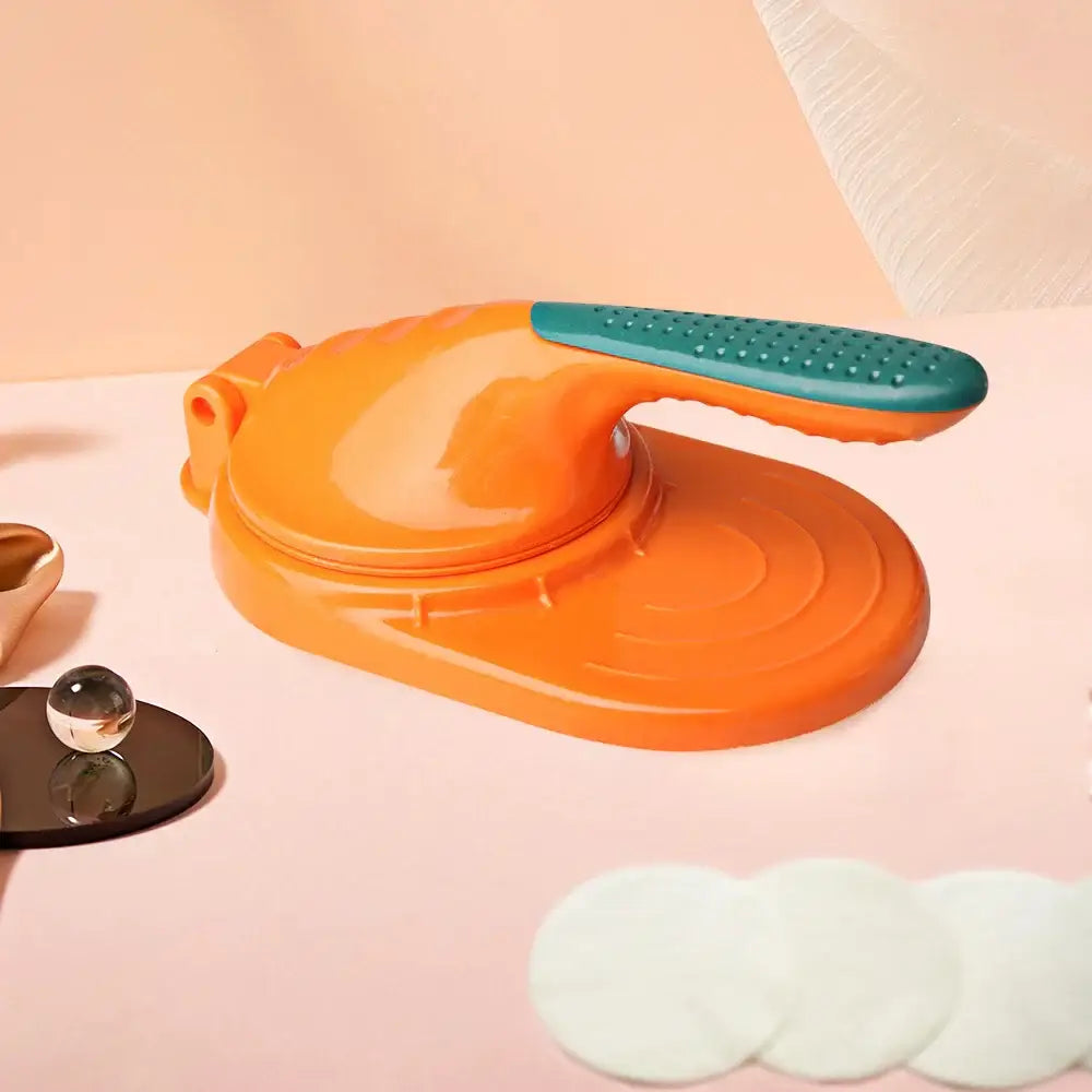 Teal Orange Dough Press