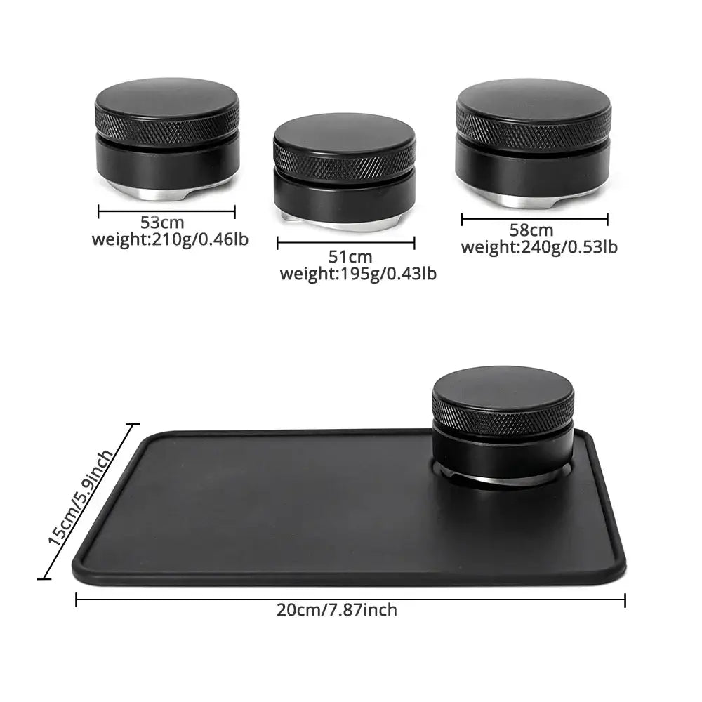 Black Espresso Palm Tamper