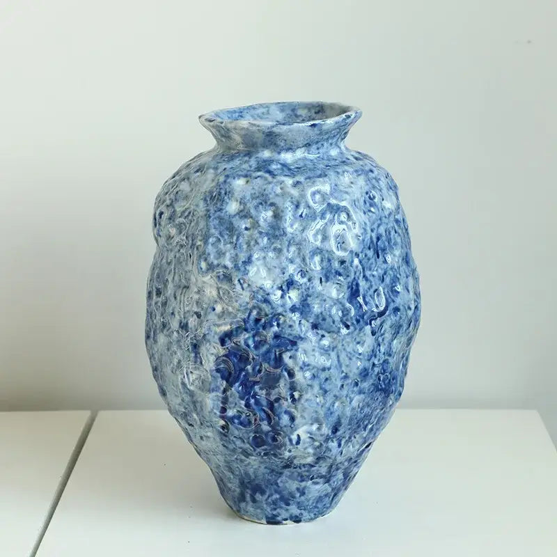 Blue White Ceramic Vase Set Hydroponic