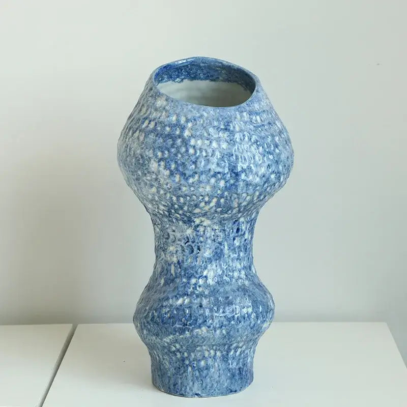 Blue White Ceramic Vase Set Hydroponic