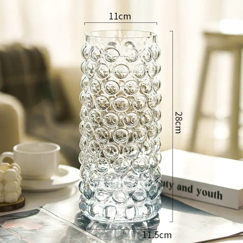 Bubble Glass Plant Pot